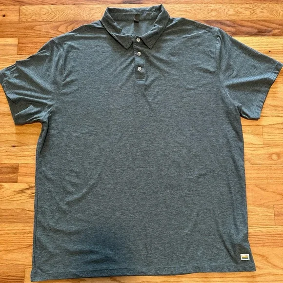 Vuori gray blue  Polo Shirt mens XXL strato tech - Picture 6 of 15